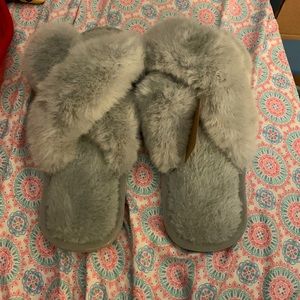 Fuzzy slippers